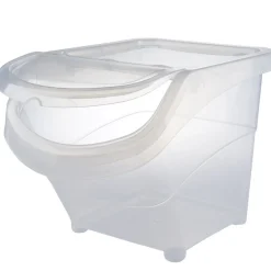 Rangement|Gifi Containers transparents avec couvercle 20 L x3