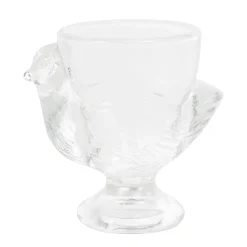 Coquetier Luminarc design poule transparent x3^Gifi Best