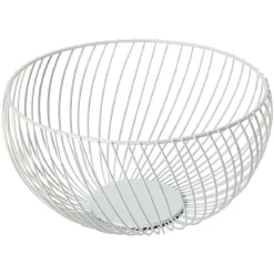 Corbeille à fruits acier blanc^Gifi Sale