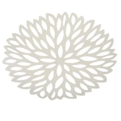 Corbeille à fruits en fer blanc crème fleur^Gifi Outlet