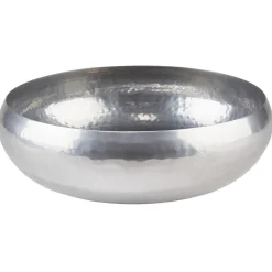 Corbeille à fruits ronde métal argenté^Gifi Outlet