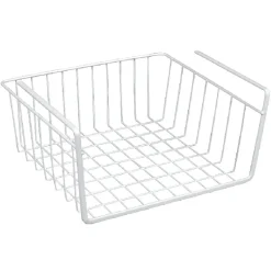 Corbeille blanche à suspendre Metaltex^Gifi