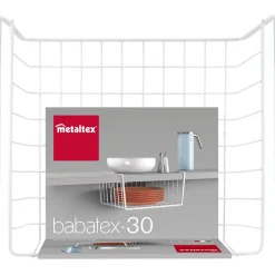 Corbeille blanche à suspendre Metaltex^Gifi