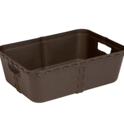 Rangement|Gifi Corbeille de rangement 3 L chocolat Classy Storebox