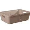 Rangement|Gifi Corbeille de rangement 3 L taupe Classy Storebox