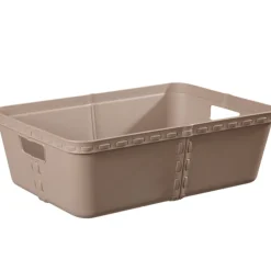 Rangement|Gifi Corbeille de rangement 3 L taupe Classy Storebox