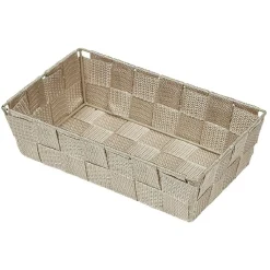 Rangement|Gifi Corbeille sans anse synthétique tissée façon osier