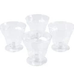 Coupe à glace plastique transparente x4^Gifi Discount