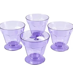 Coupe à glace plastique violette x4^Gifi