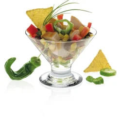 Coupe à glace sur pied en verre^Gifi Outlet