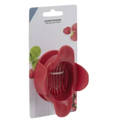 Coupe fraise lames inox acrylique rouge^Gifi