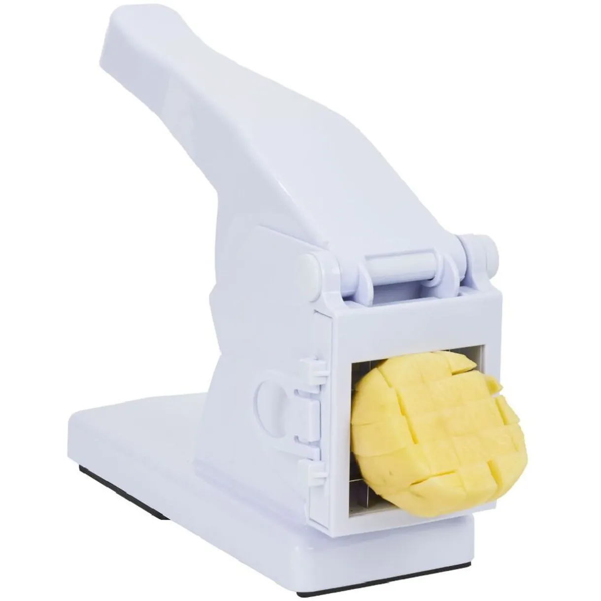 Coupe-frites manuel inox abs blanc^Gifi Best