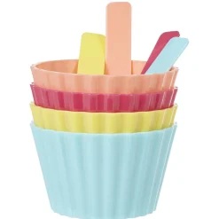 Coupelle à glace avec cuillère multicolore x4^Gifi Best