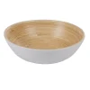 Coupelle blanche en bambou forme ronde^Gifi Clearance