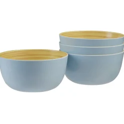 Coupelle bleu en bambou x 4^Gifi Outlet