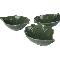 Coupelle design feuille verte x3^Gifi Outlet
