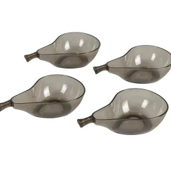 Coupelle design poire noire x4^Gifi Online