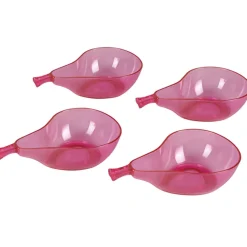 Coupelle design poire rose x4^Gifi Clearance