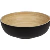 Coupelle noire en bambou forme ronde^Gifi Online