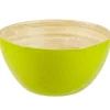 Coupelle ronde bambou verte^Gifi