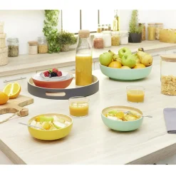 Coupelle ronde en bambou coloré Ø15 cm^Gifi New