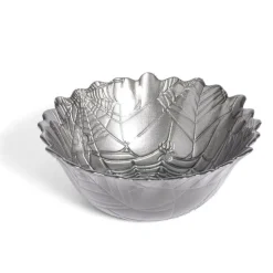Coupelle ronde en verre design feuille gris Halloween Ø15cm^Gifi Sale