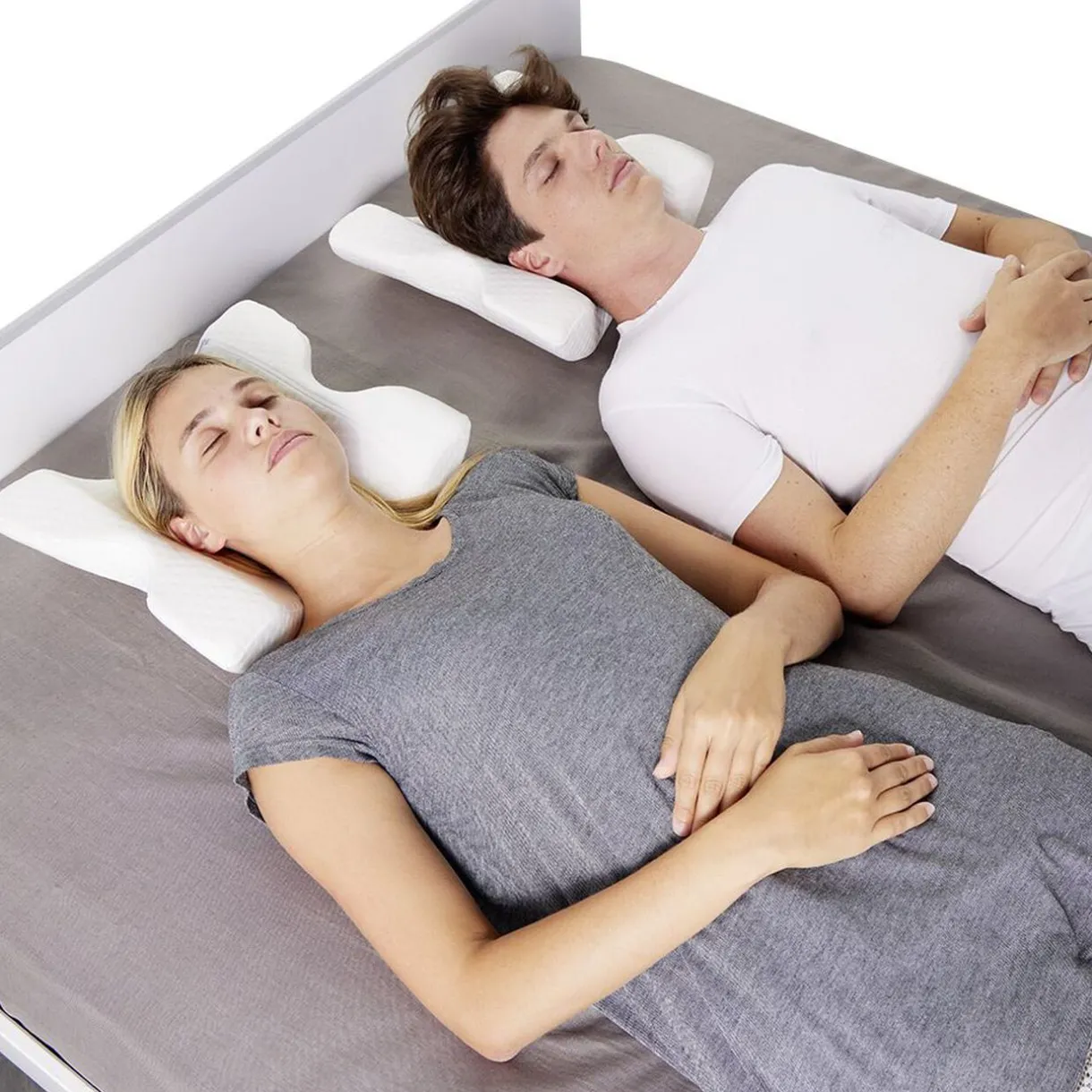 Sale Gifi Coussin à mémoire de forme blanc