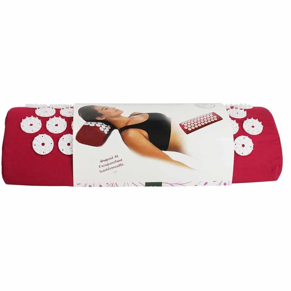 Online Gifi Coussin acupression rouge et blanc