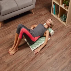 Online Gifi Coussin d'acupression beige et vert