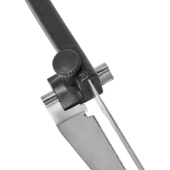 Couteau à trancher réglable noir en inox^Gifi Sale