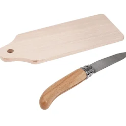 Couteau à virole marron inox&hêtre^Gifi Online