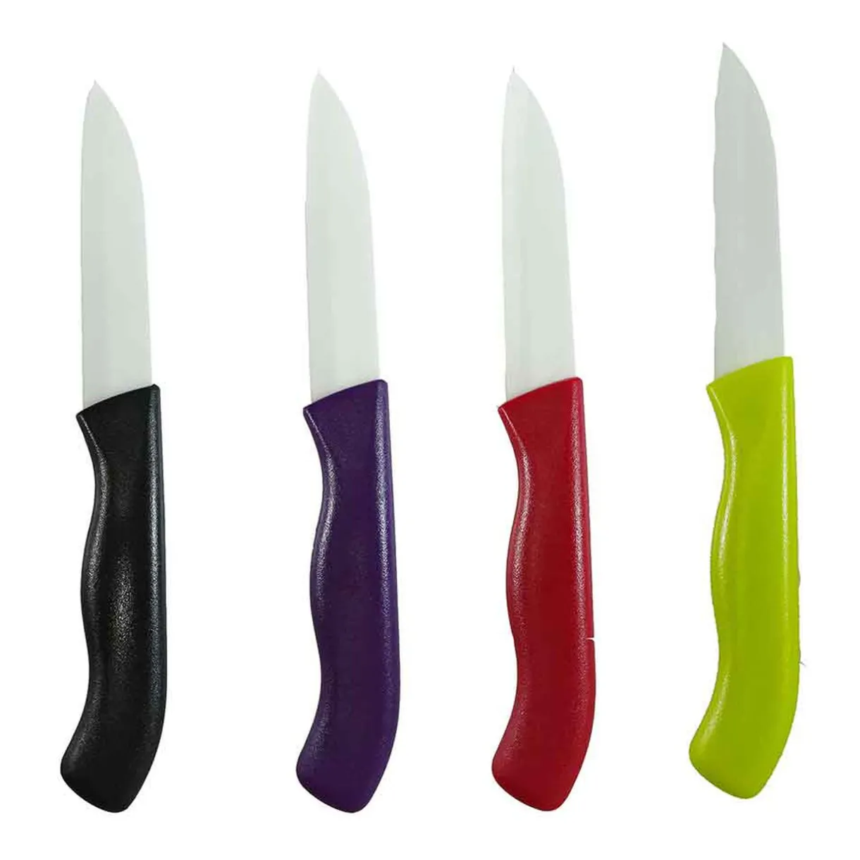 Couteau avec lame en céramique manche coloré^Gifi Hot