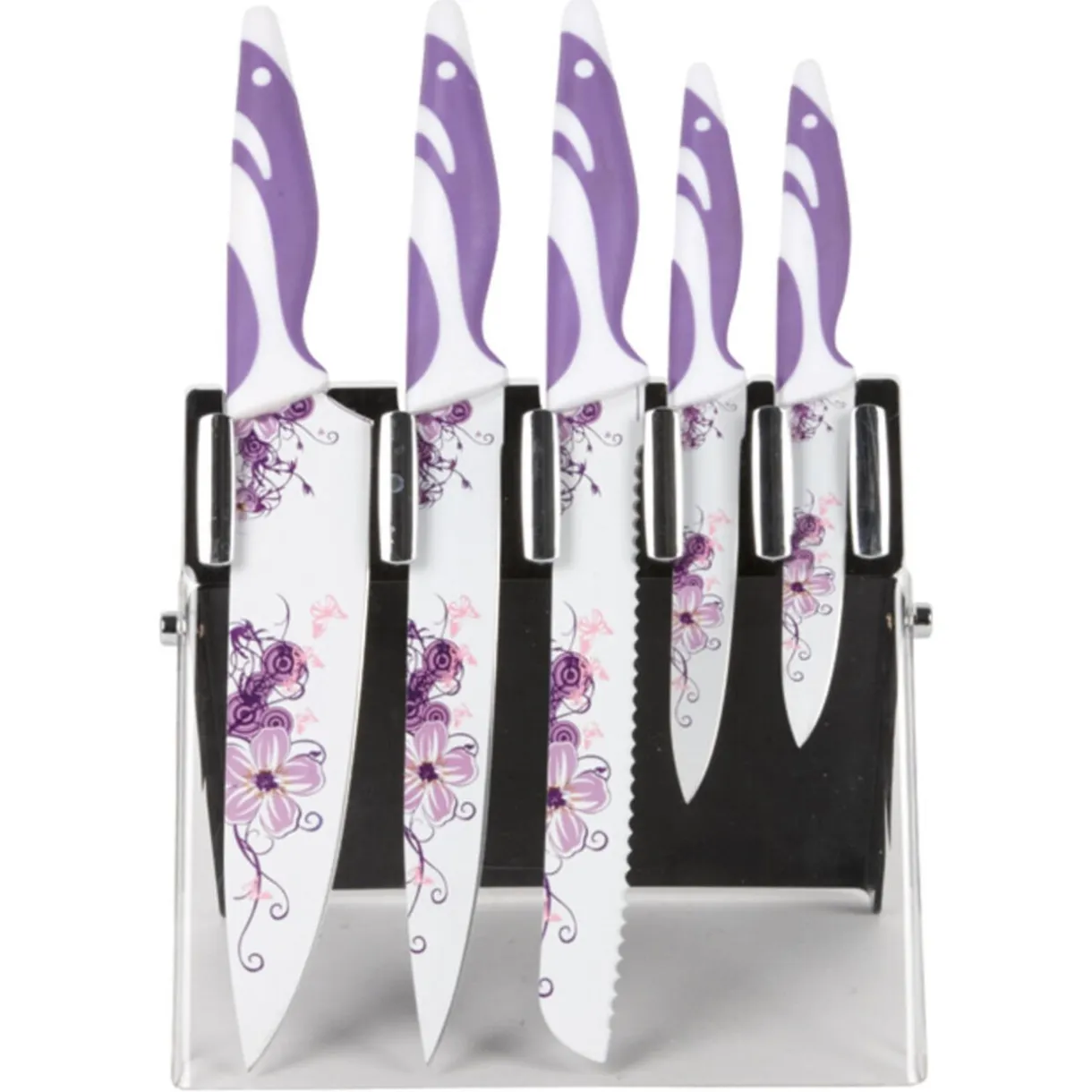 Couteau de cuisine décoré x5^Gifi