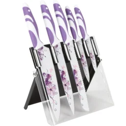 Couteau de cuisine décoré x5^Gifi