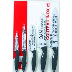 Couteau de cuisine London ou New York x5^Gifi Outlet