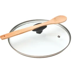 Couvercle anti éclaboussures poignée repose ustensile Ø 20^Gifi