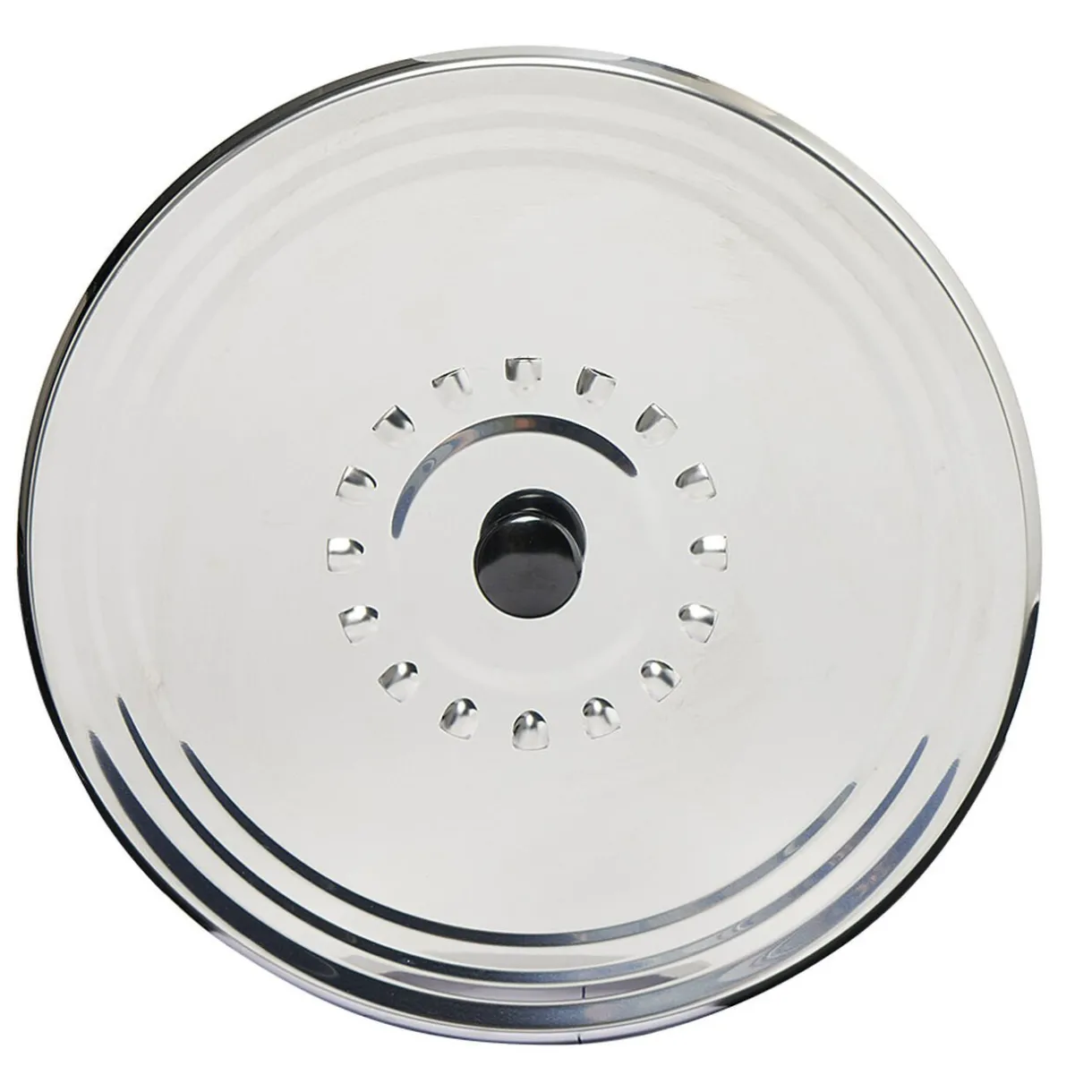 Couvercle anti éclaboussures en inox ø 28 cm^Gifi Best