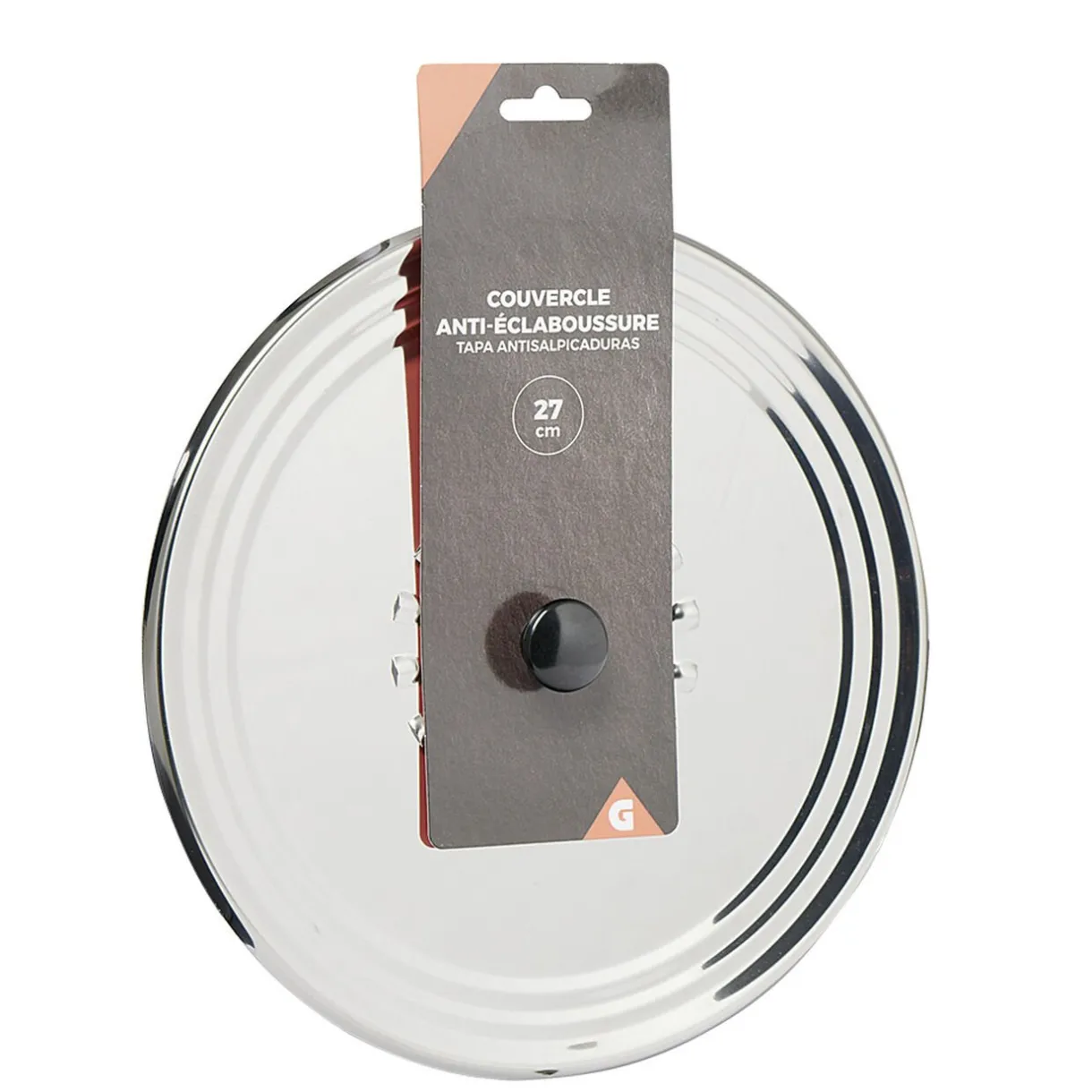 Couvercle anti éclaboussures en inox ø 28 cm^Gifi Best