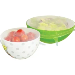 Couvercle silicone extensible blanc transparent x4^Gifi Clearance