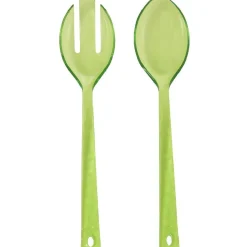 Couvert à salade vert martelé x2^Gifi Online