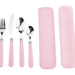 Couvert nomade x 4 avec boîte assortie^Gifi Clearance