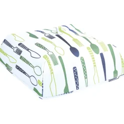 Couvre plat isotherme blanc imprimé^Gifi