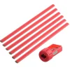 New Gifi Crayon rouge Suki bricolage menuisier avec taille crayon