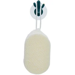 Rangement|Gifi Crochet adhésif cactus x2 bleu canard