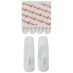 Rangement|Gifi Crochet adhésif 3M basique blanc x2