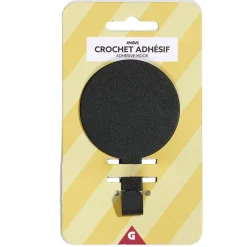 Rangement|Gifi Crochet adhésif métal rond 8,5x14,4cm - 3 modèles