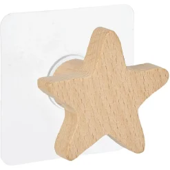 Rangement|Gifi Crochet en bois forme lune, étoile ou nuage