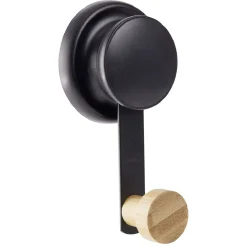 Clearance Gifi Crochet métal bambou noir et naturel 6x5x12cm