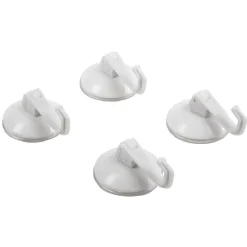 Rangement|Gifi Crochet ventouse x4 blanc plastique