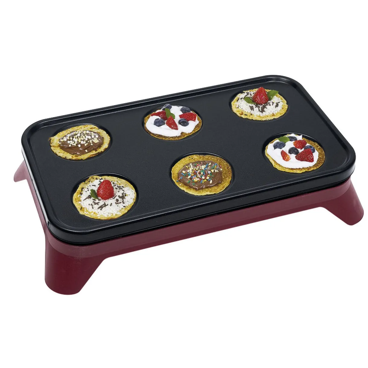 Crêpe party Homday 6 personnes 1000W^Gifi Discount